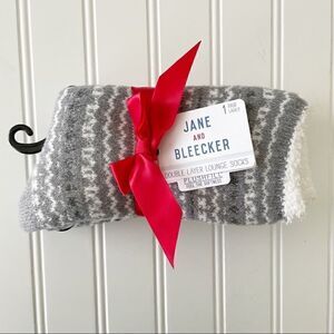 Jane and Bleecker Double Layer Lounge Socks - Shoe Size (4-10)